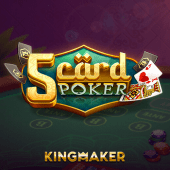 5 Card Poker bingo plus game cards